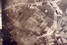 Aerial of Schaffen Airfield.